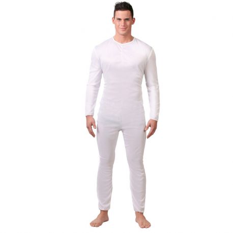 Disfraz con Maillot para Hombre Blanco