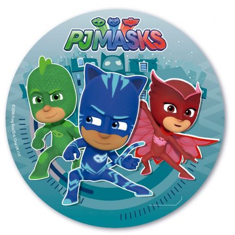 6 Obleas PJ Masks 20 cm