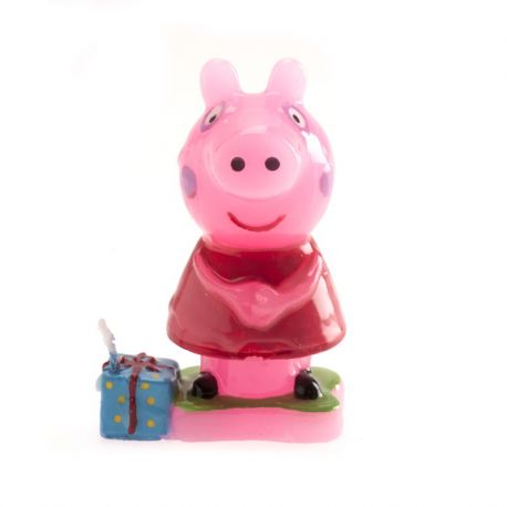 6 Velas Vela Peppa Pig 7,5 cm