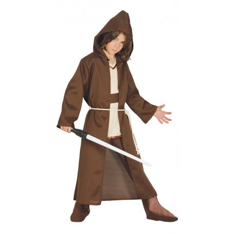 Traje de túnica jedi para crianças