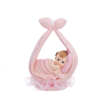 Figura de Bebê Menina Deitado