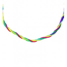 Colar multicolor 5 linhas de neon