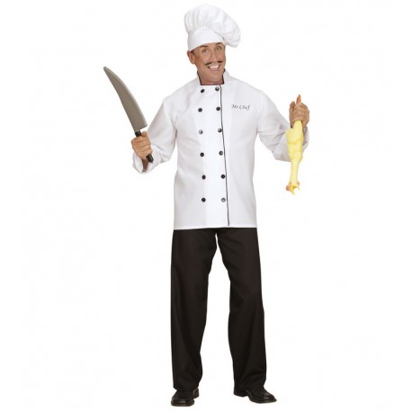 Traje do Sr. Chef para adulto