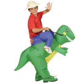 Fato De Dinossauro Hinchable Com Ventilador