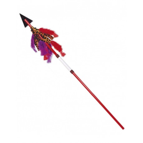 Lanza Indio con Plumas Plegables 125 cm