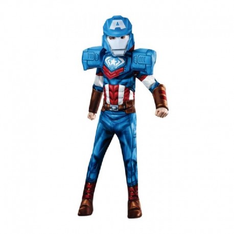 Disfraz Capitan America Mechtrike Deluxe Infantil