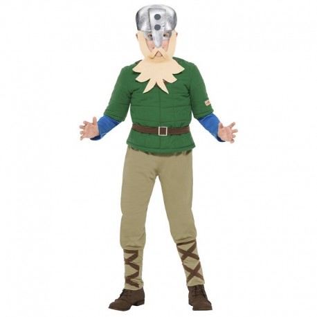 Horrible Histories Viking Boy Disfraz Verde