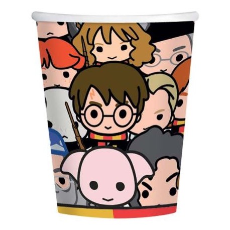 8 Copos Harry Potter 266 ml