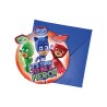 6 Convites Pj Masks com Envelope