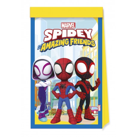 4 Bolsas Spidey de Papel