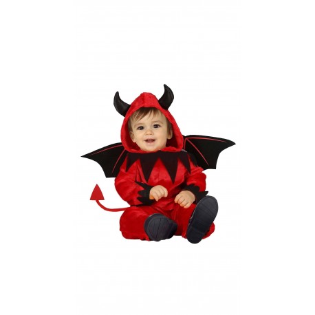 Traje de bebê de diabo