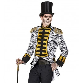 Fato Dia De Los Muertos Parade Tailcoat For Men