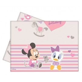 Toalha de Mesa Plástico Baby Minnie