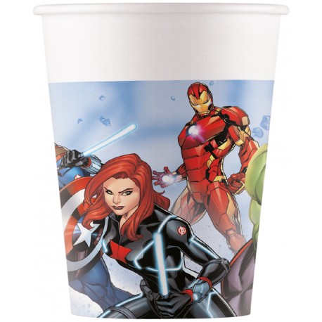 8 Copos Os Vingadores 200 ml