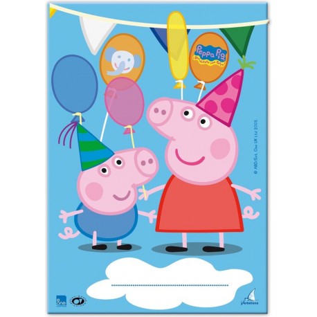 Bolsas Peppa Pig Rectangulares 17 x 25 cm