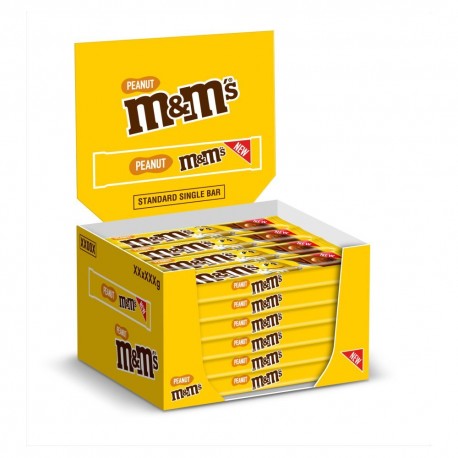 M&M's Bars Peanut 34G 24U