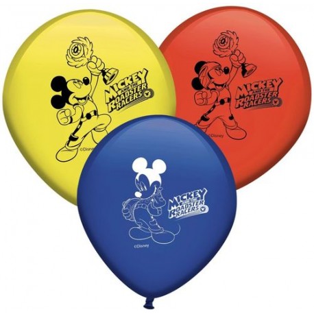 8 Globos Mickey Y Los Superpilotos