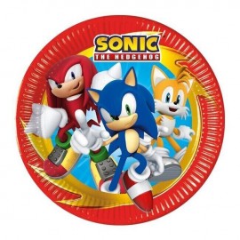 ▷Sonic Cake Topper, Banderin Sonic