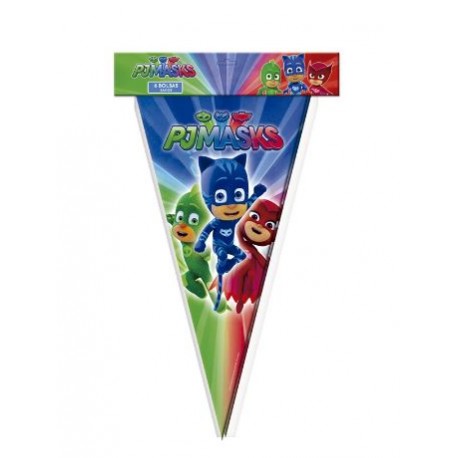 6 Bolsas PJ Mask Grandes