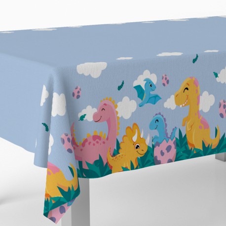 Toalha de Mesa Dinossauros 123 x 223 cm