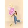 Globos 30 cm, Arcoiris, mix (1 pkt / 6 uds.)