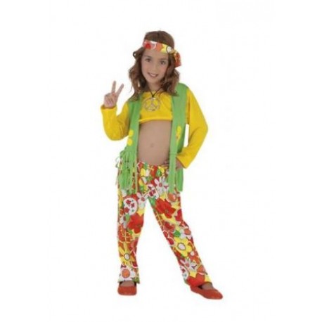 Disfraz Hippie Niña Infantil