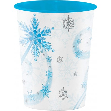 Vaso Copos de Nieve de Plástico 473 ml