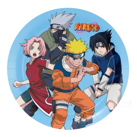 Plato Desechables Naruto