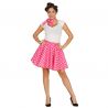 Disfraz de Pin Up para Mujer con Lunares Blancos